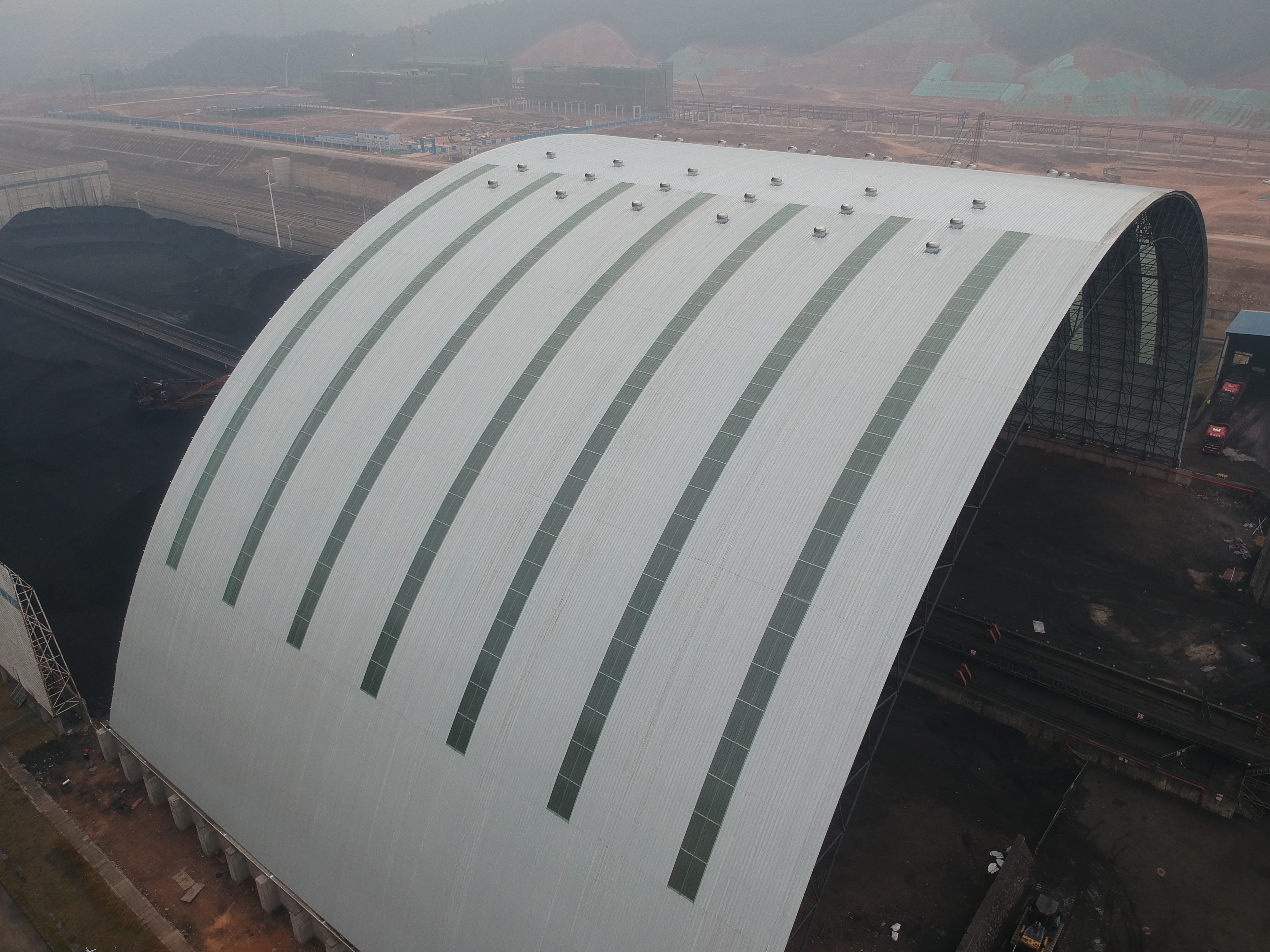 景德镇电厂煤场干煤棚扩建工程